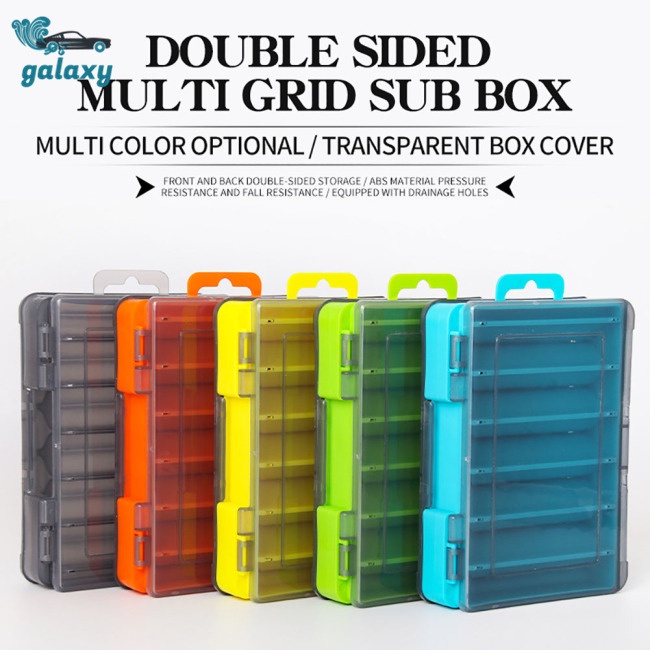 Galaxy Hộp Đựng Mồi Câu Cá 12 Ngăn Hình Chữ U Đa Năng