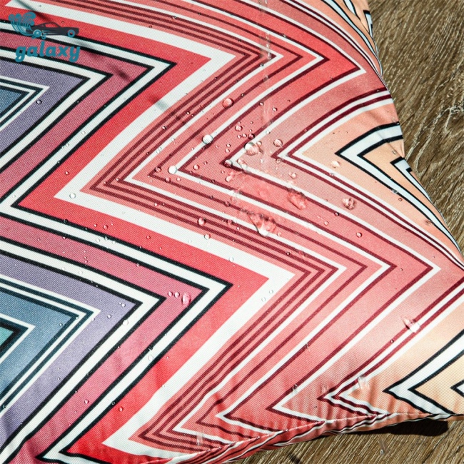 Galaxy Bộ 2 Vỏ Gối Họa Tiết Sọc Nhiều Màu Sắc Trang Trí Giường Ngủ