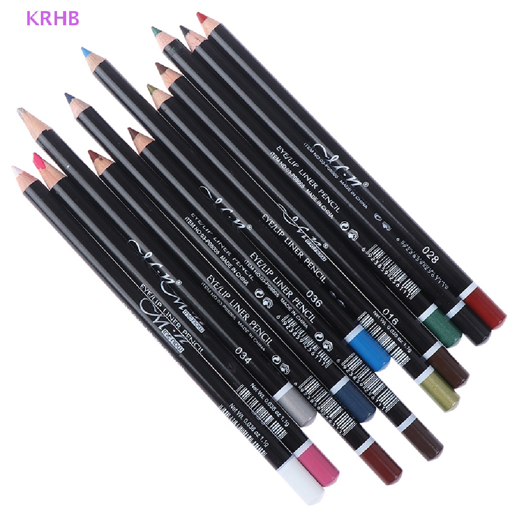 Set 12 Chì Kẻ Viền Môi Chống Thấm Nước Và Lâu Trôi Cao Cấp