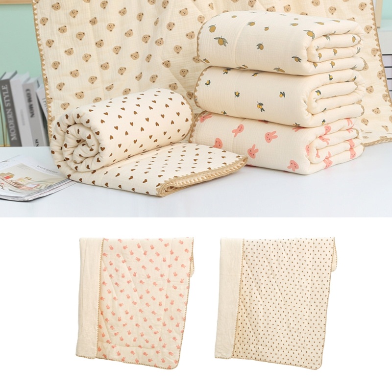 Chăn Cotton Mềm Mại Di Động Tiện Dụng Cho Bé