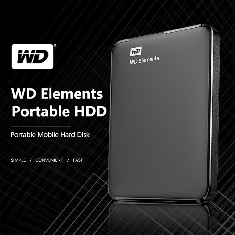 NEW Wd 2.5\" portable 1tb 2tb 4tb usb3.0 external HDD High Quality