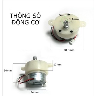 ĐỘNG CƠ GIẢM TỐC N20 (DC3V-6V ) VÀ JS30 (3-12VDC 3-30Rpm)