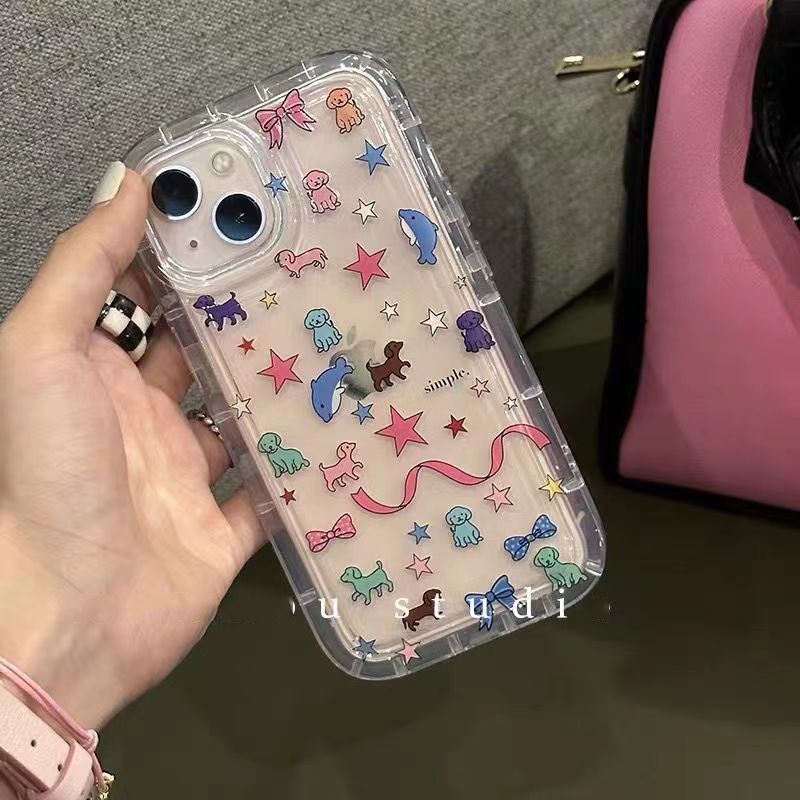 ✅Ốp Điện Thoại Trong Suốt Họa Tiết Hoạt Hình Kiểu Nhật Hàn Dễ Thương Cho Iphone 11 / 8ppromax 14iphone12137 H7Q7