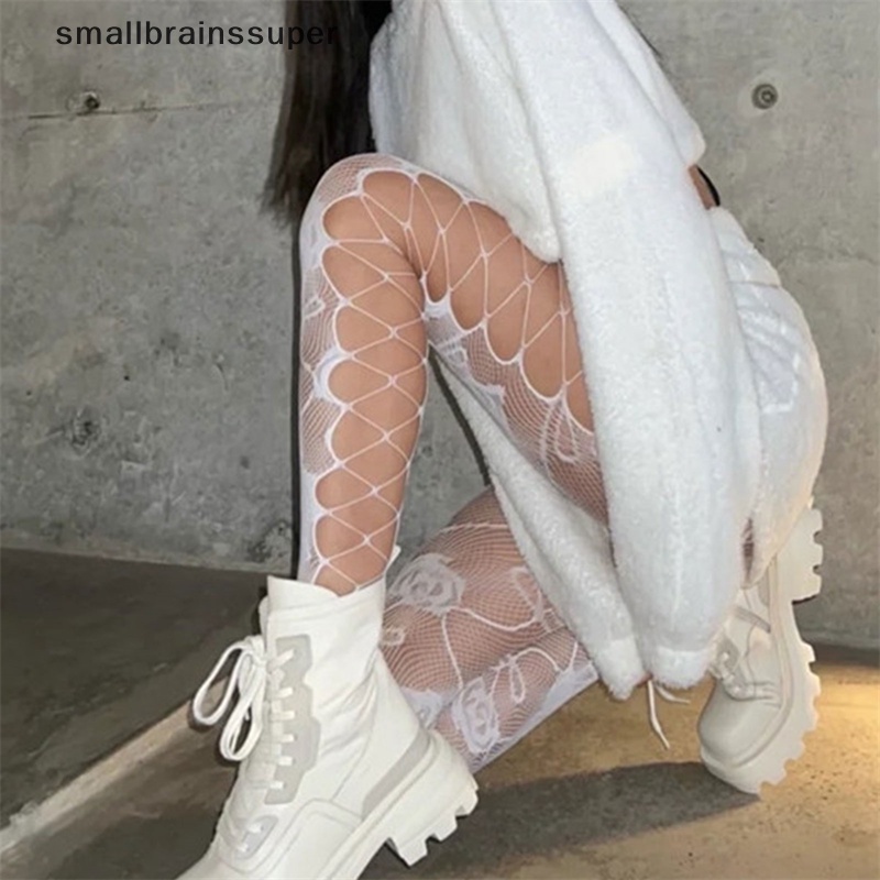 Quần Tất Lưới Dài Màu Kẹo Gợi Cảm Phong Cách Punk Lolita SBS Cho Nữ