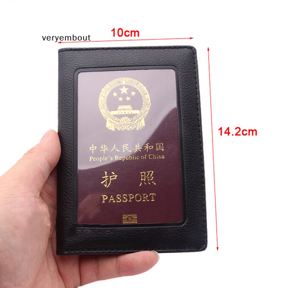 Vỏ Bọc Hộ Chiếu Du Lịch Màu Trong Suốt Kiểu Nga