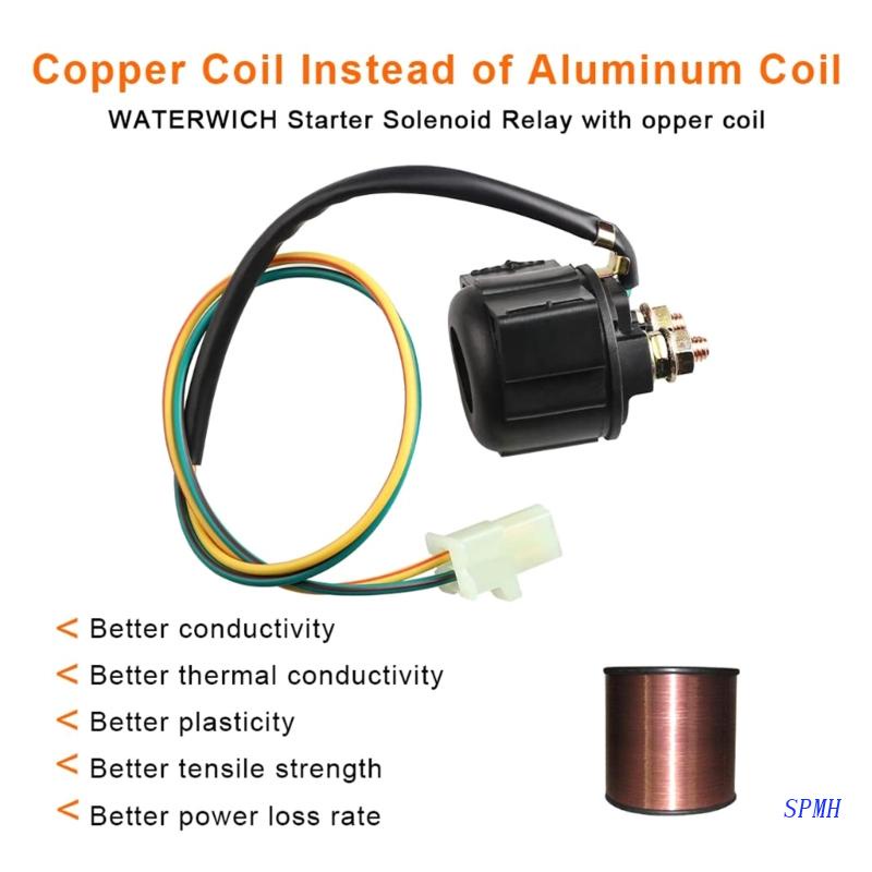 Rơ Le Khởi Động Điện Từ 12V Chuyên Dụng Cho Xe Mô Tô 507080125150 Khuôn Nhựa Làm Đồ Thủ Công Tiện Dụng