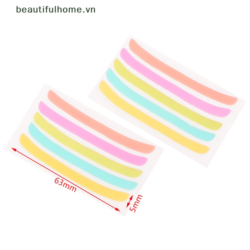 Bộ 5 Cặp Đệm Silicone Uốn Cong Lông Mi