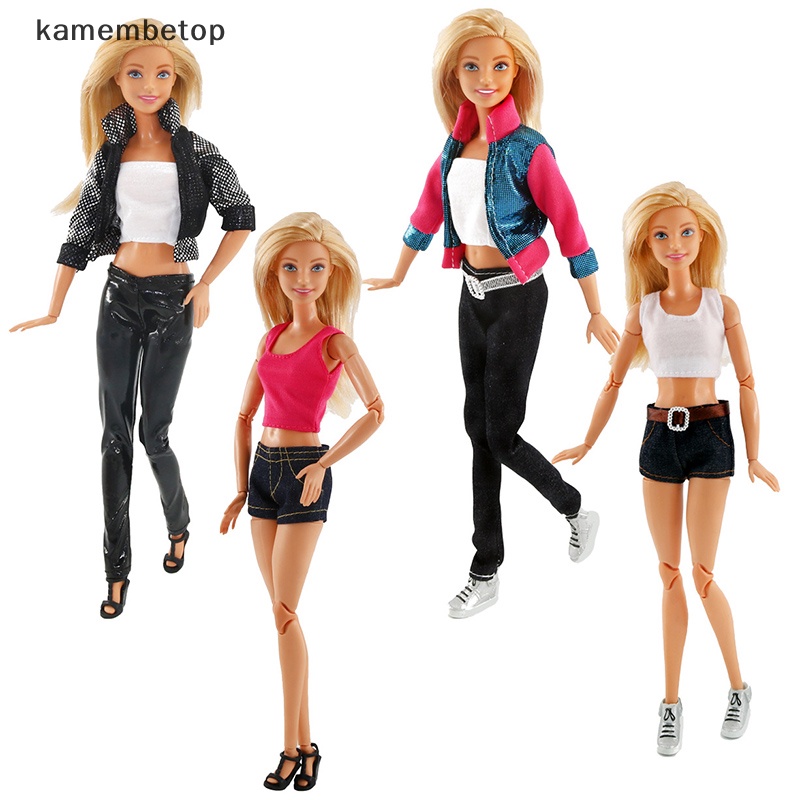 Đầm Jean Thời Trang Cho Búp Bê 30cm