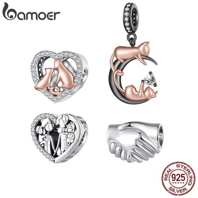 Mặt dây chuyền BAMOER bạc 925 kiểu dáng thời trang