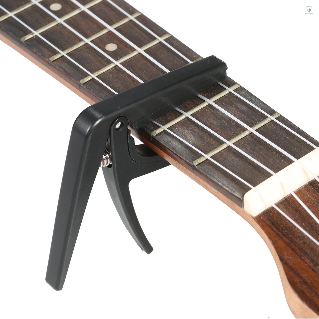 Kẹp Capo Bằng Nhựa Và Thép Màu Đen Thay Thế Nhanh Chóng Chuyên Nghiệp Cho Đàn Ukulele