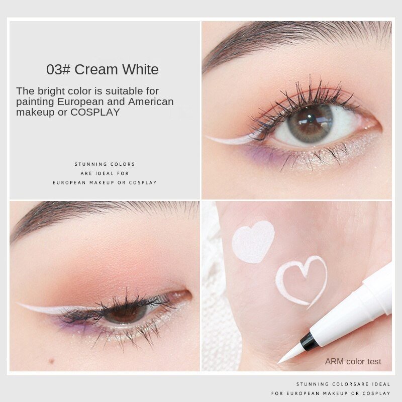Kẻ Mắt MINSZEE Không Nở Rất ổn Không Thấm Nước Bền Vững Bút kẻ mắt lâu trôi không lem