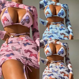 ✿ bộ đồ bơi bikini 4 mảnh quyến rũ cho nữ