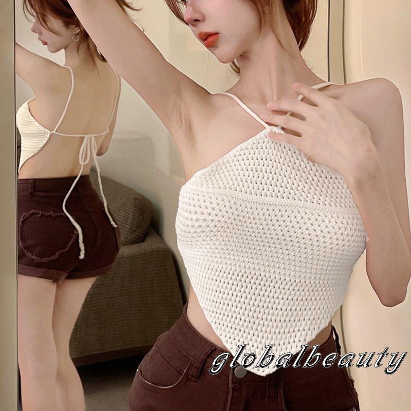 Áo Hai Dây Màu Sắc Thời Trang Mùa Hè Quyến Rũ Cho Nữ