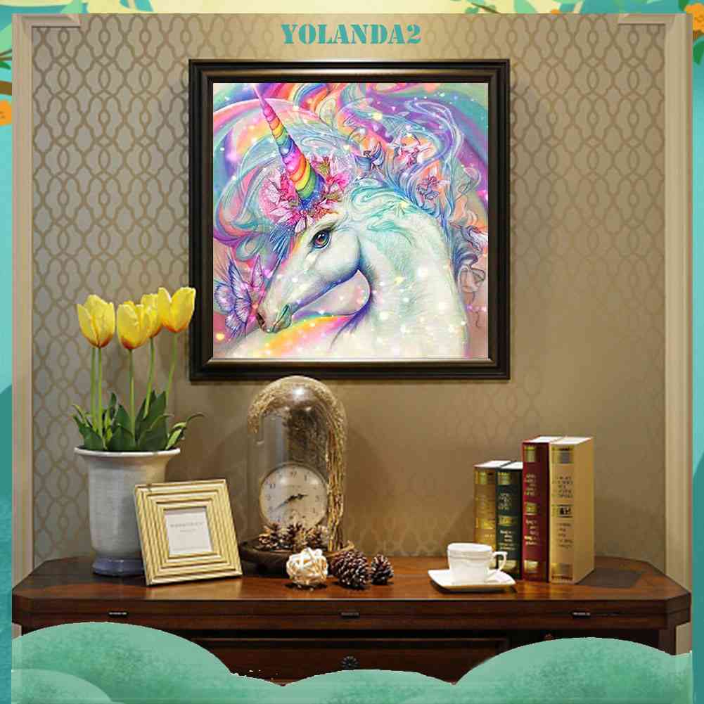 Bộ Tranh Đính Đá 5D Họa Tiết Hoạt Hình Độc Đáo DIY Dùng Trang Trí Nhà Cửa