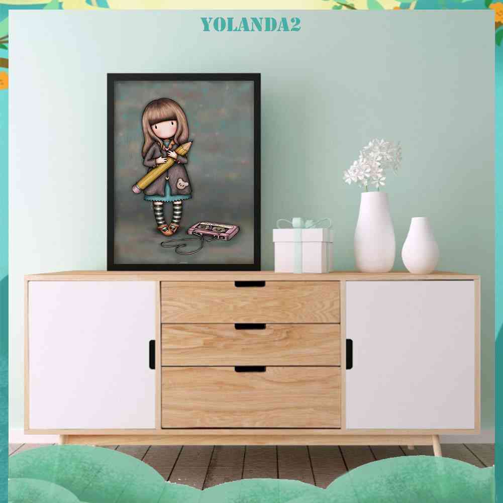 Tranh Đính Đá Kim Cương Toàn Bộ 5D DIY Hình Búp Bê