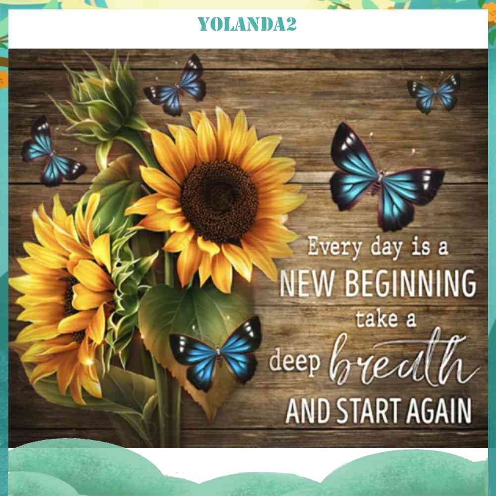 Bộ Tranh Đính Đá 5D Tự Làm Toàn Diện Hình Hoa Cúc Và Chữ Cái