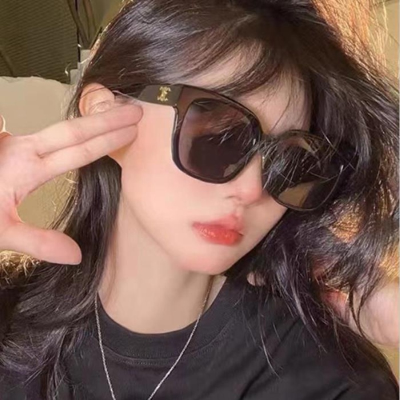Kính Mát Gọng Vuông Oversize Chống Tia UV400 Chống Bức Xạ Thời Trang Cho Nam Và Nữ