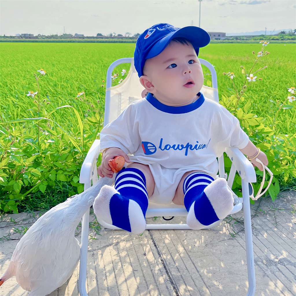 Áo Liền Quần Ngắn Tay Cỡ Lớn In Hình One Piece Thời Trang Mùa Hè Cho Bé Trai Sơ Sinh