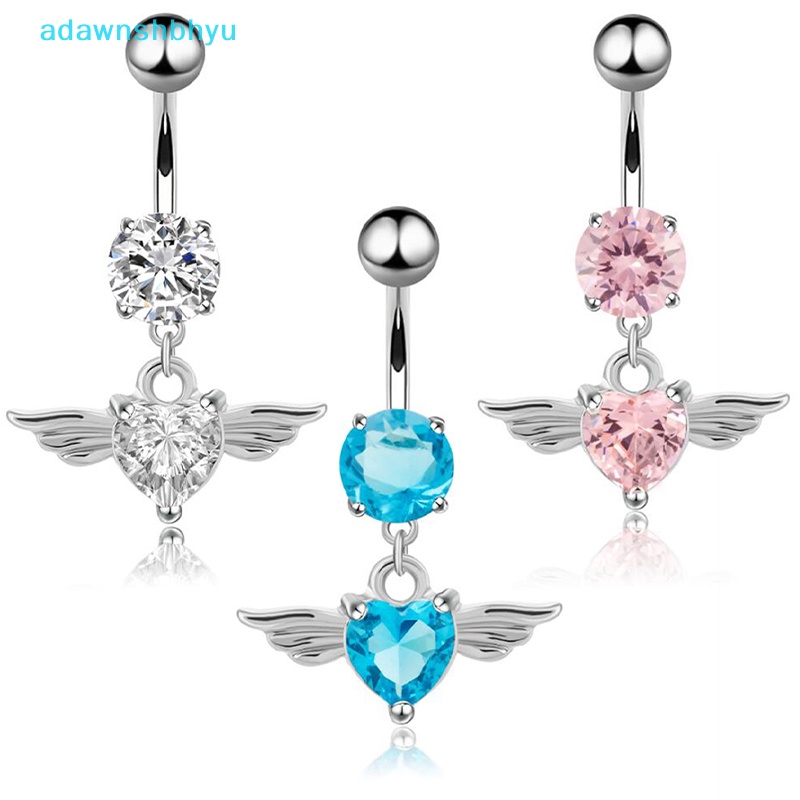 Khuyên RốN HìNh Tim ĐíNh Đá Xinh XắN 14G