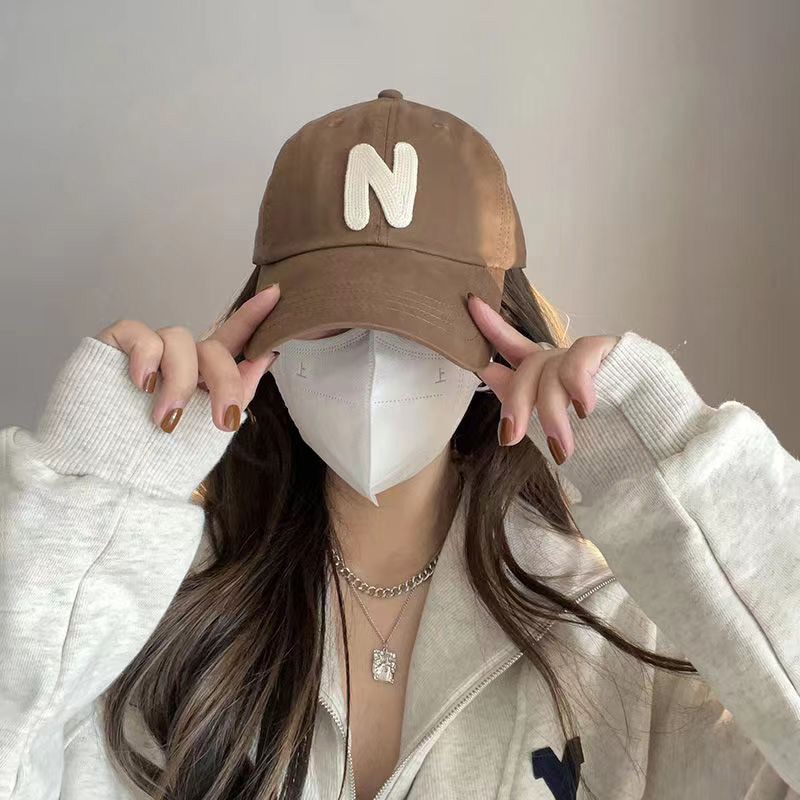 Nón Lưỡi Trai Cotton Thời Trang Hip Hop Màu Trơn Có Thể Điều Chỉnh Kích Cỡ y2k