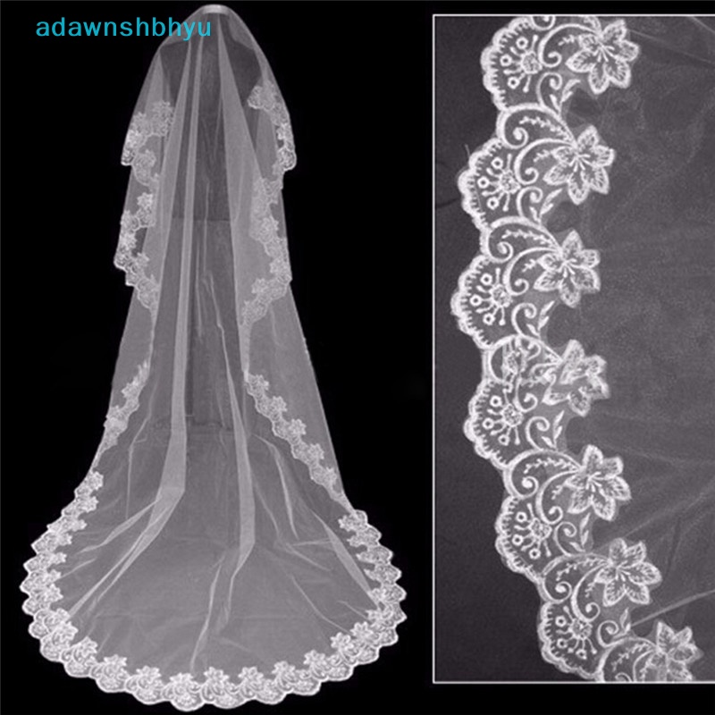 Mạng Che Mặt Dài 150CM Màu Trắng Ngà Cho Cô Dâu