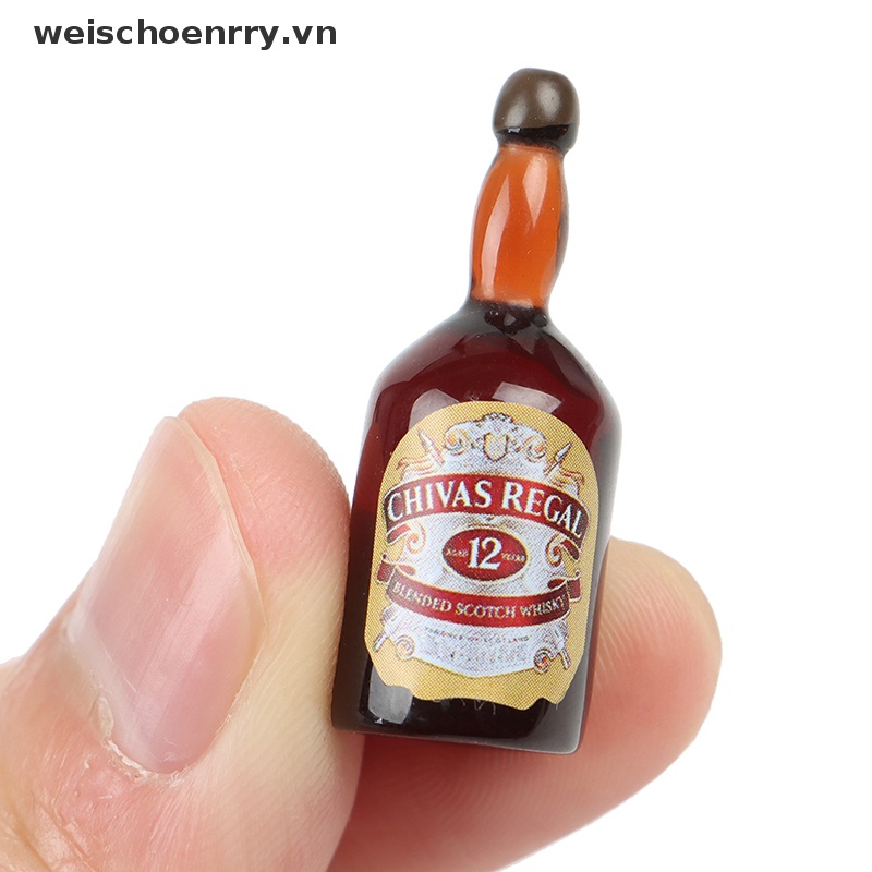 Set 10 Chai Rượu Mini Tỉ Lệ 1: 12 Dùng Trang Trí Nhà Búp Bê