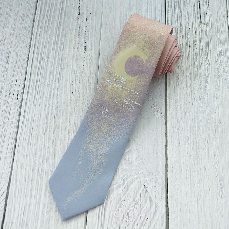 Cà Vạt Đồng Phục Học Sinh Nhật Bản Hình Dâu Tây Galaxy JK Chính Hãng Phụ Kiện _ Mustard _ Mustard _