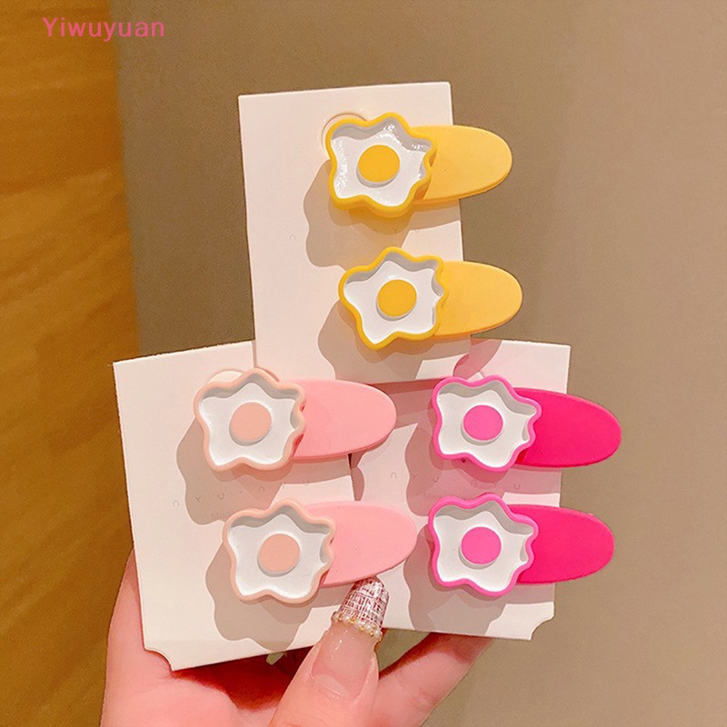 2 Kẹp Tóc Hình Động Vật Dễ Thương Cho Bé Gái