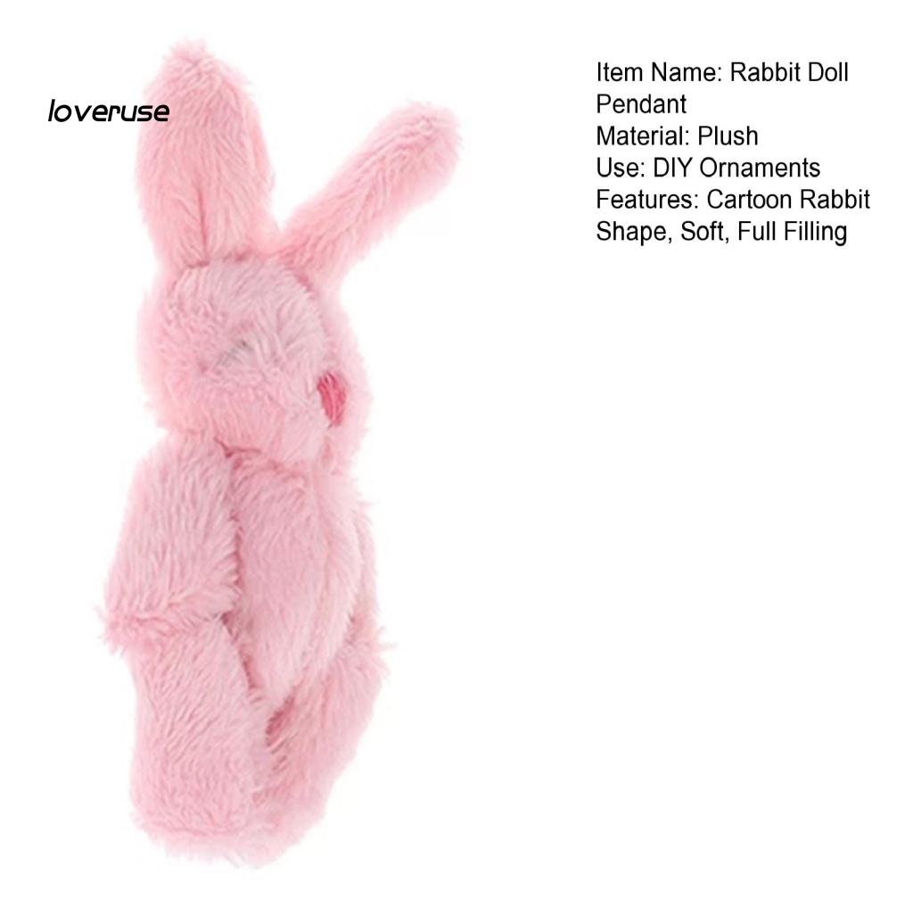 Thỏ Nhồi Bông Đồ Chơi Đáng Yêu 6cm