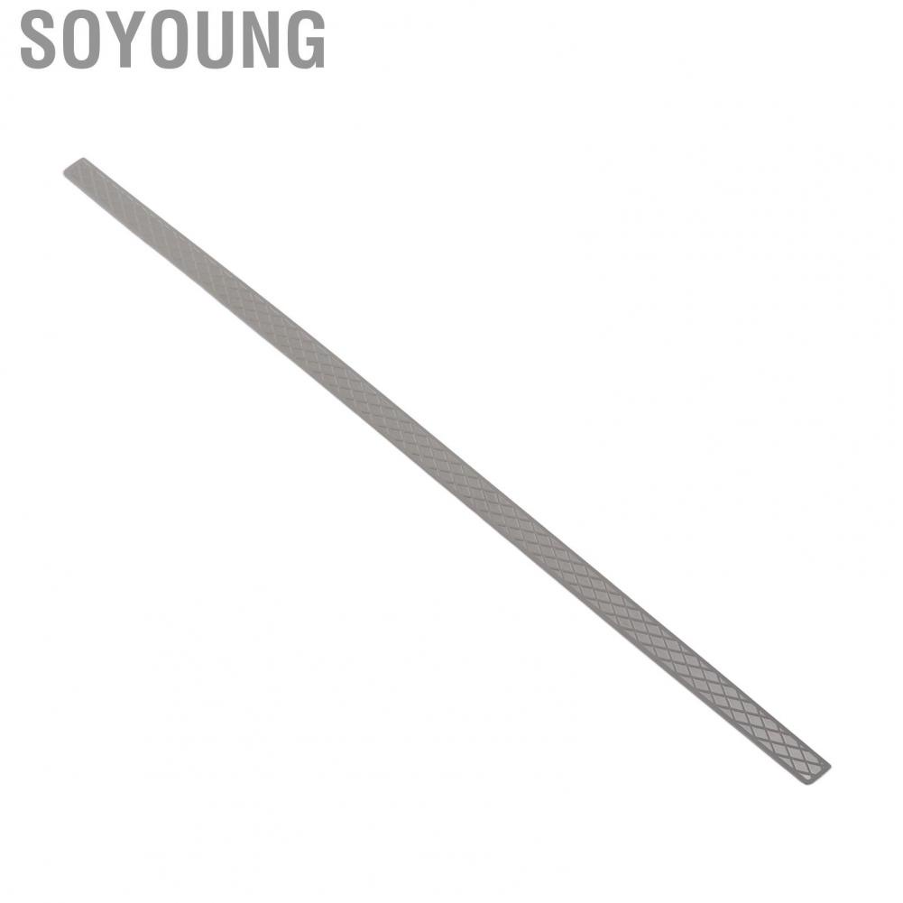 Soyoung Hood Vent Decoration Cover  Front Engine Hood Grille Cover Deformation Proof Glossy Surface Aluminium Alloy Perfect Fit  for Car