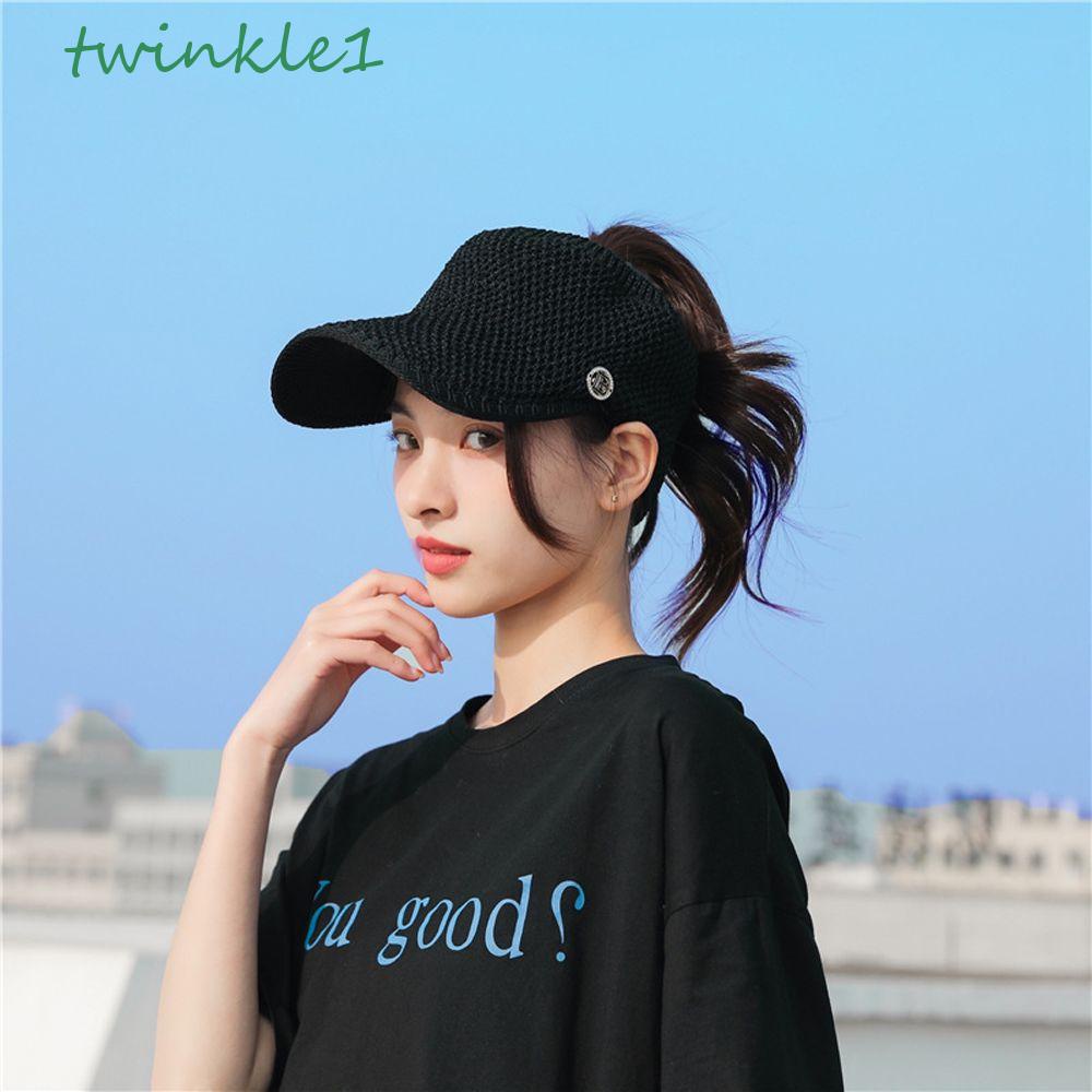 Mũ Lưỡi Trai Cotton Chống Nắng Mùa Hè Sáng Tạo Có Thể Gập Gọn Cho Nữ