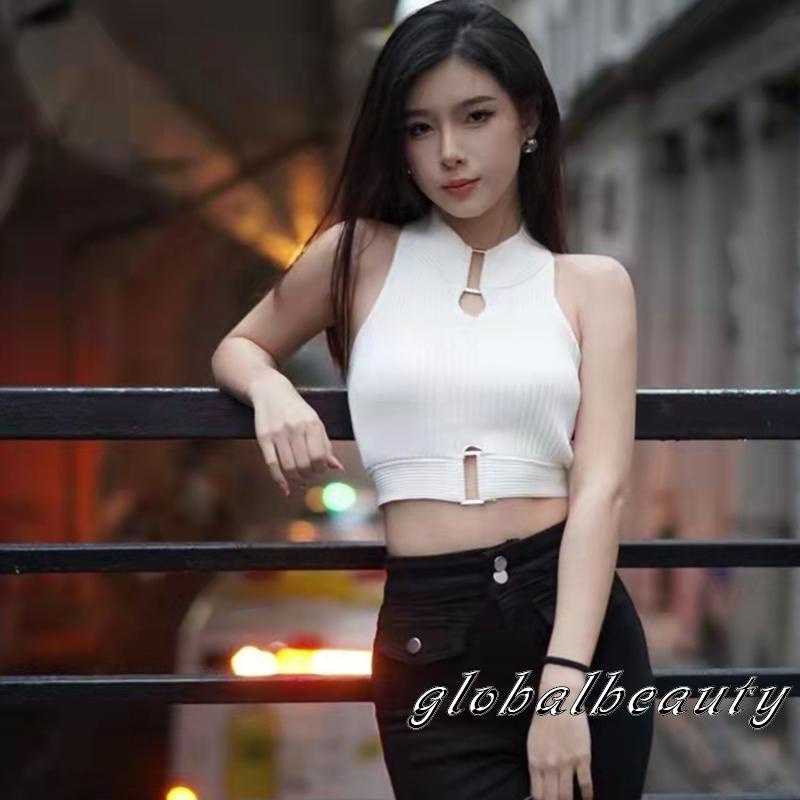 Áo Croptop Sát Nách Thời Trang Xuân Hè Cá Tính Cho Nữ