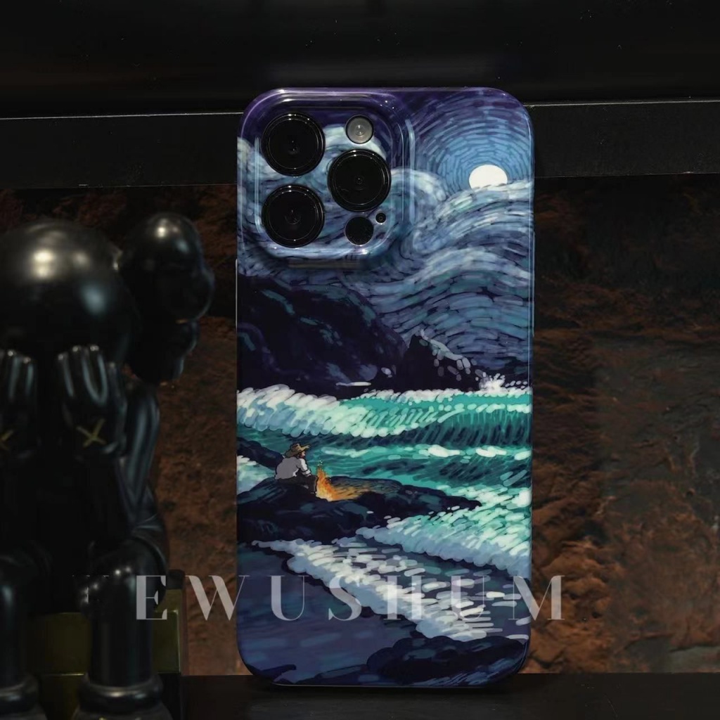 Ốp Điện Thoại In Hình Tranh Sơn Dầu Van Gogh 13iPhone Max Max 78111214Ốp Điện Thoại Họa Tiết Graffiti Độc Đáo Cho Apple Xnsjj
