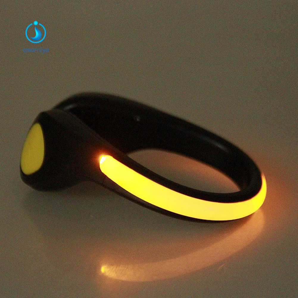 Đèn LED Cảnh Báo An Toàn Gắn Giày Chạy Bộ Cho Xe Đạp