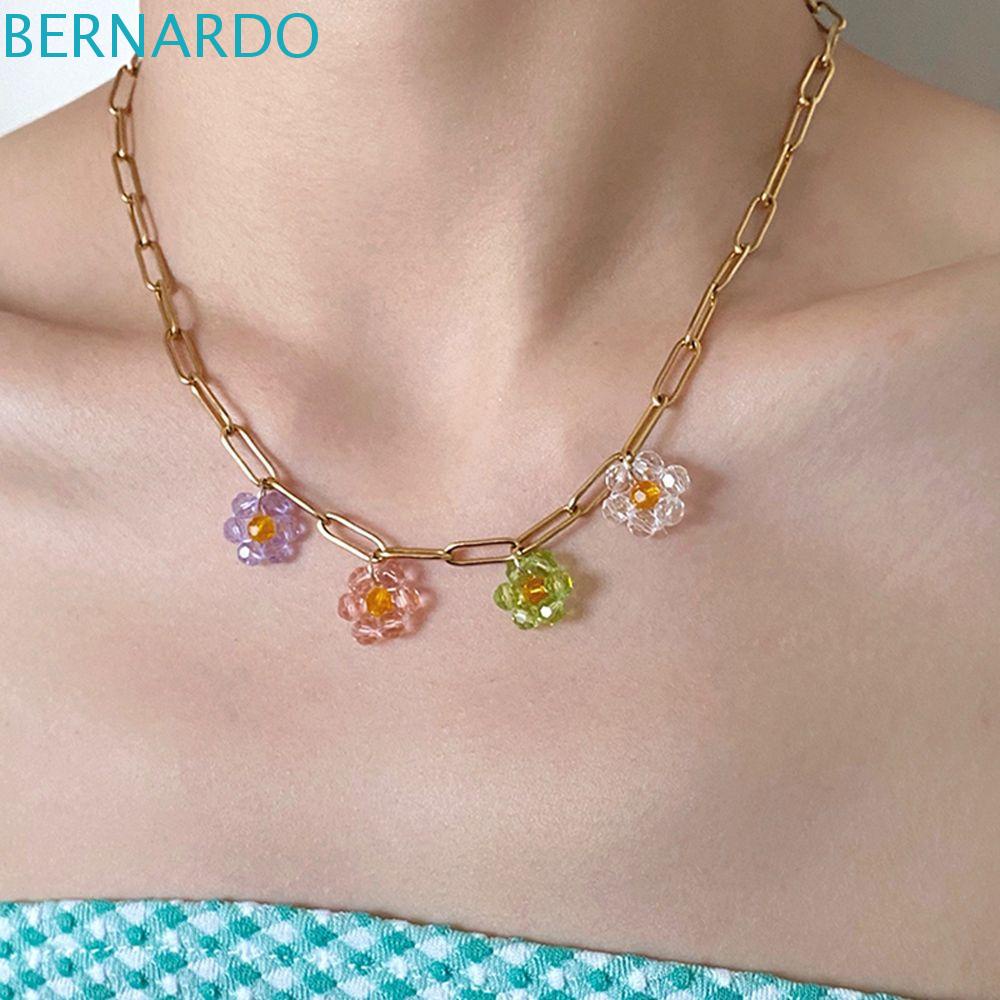 Vòng cổ Choker Đính Hạt Nhiều Màu Ngọt Ngào Cho Nữ