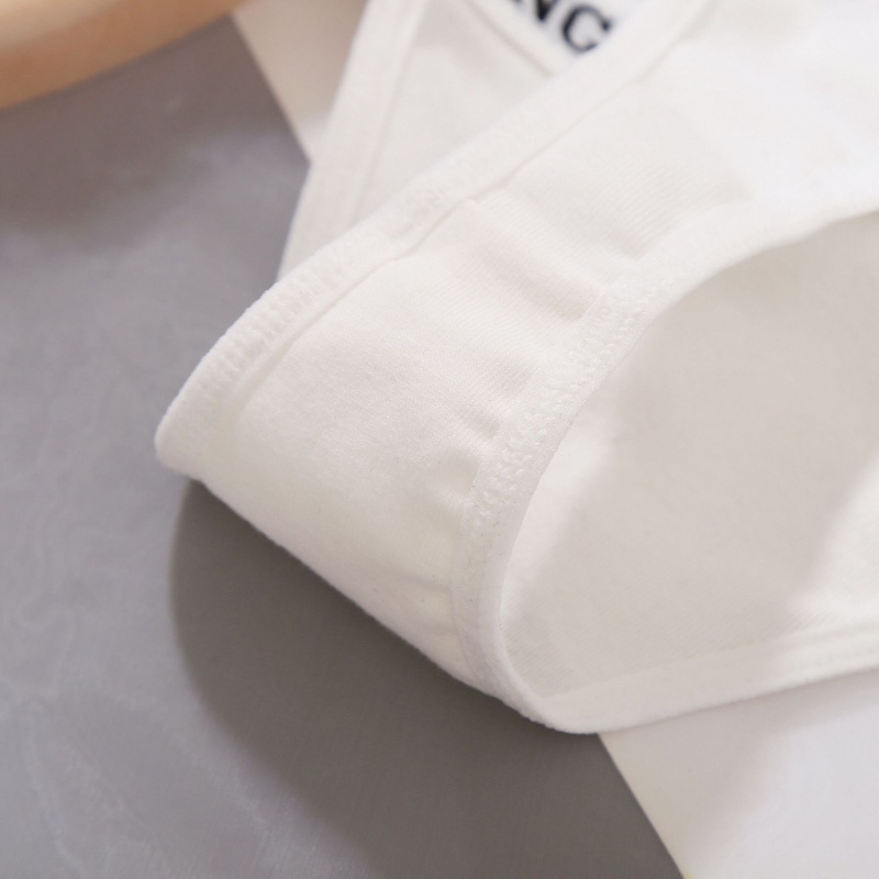 Quần Lót Cotton Tam Giác Dây Chéo Viền Ren Thoáng Khí Gợi Cảm Cho Nữ