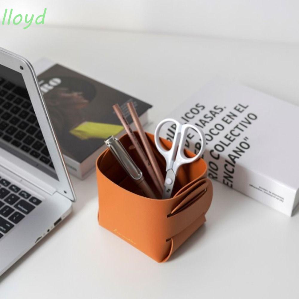 Giỏ Đựng Đồ Để Bàn Bằng Da PU Phong Cách Bắc Âu