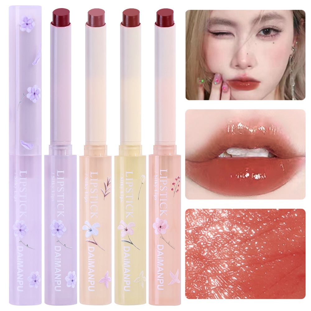 Son Môi Dạng Thạch 4 Màu Tùy Chọn Chống Nước Lâu Trôi Dành Cho Nữ