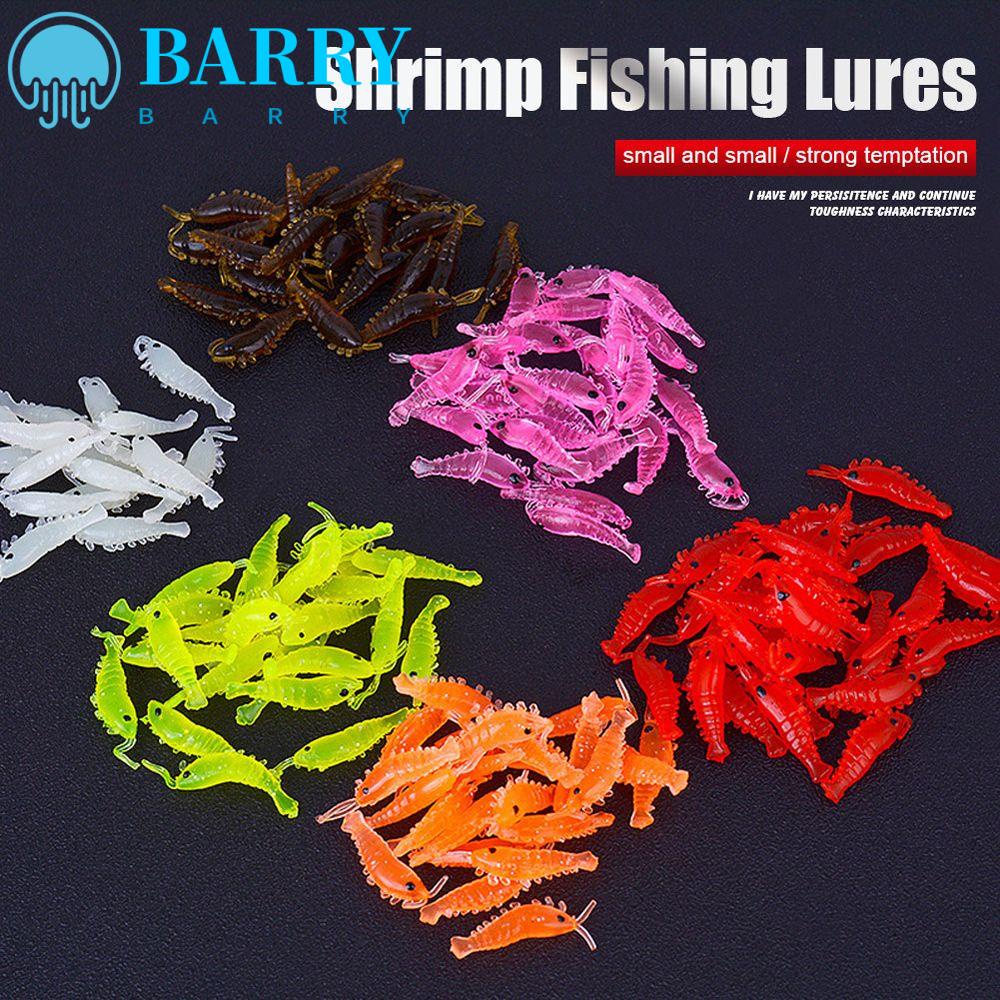 Mồi Câu Cá Giả Hình Tôm Bằng Silicon Mềm Phát Sáng Trong Bóng Tối