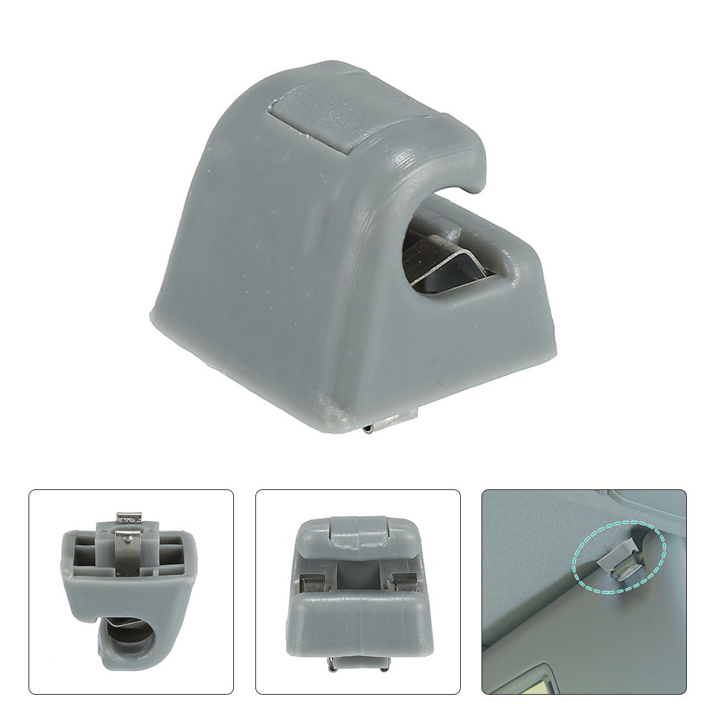 Bộ 2 Móc Kẹp Tấm Che Nắng Màu Xám 26-810 - 00-12 - 8412 Cho mercedes-benz 300te 190d 190e 300d