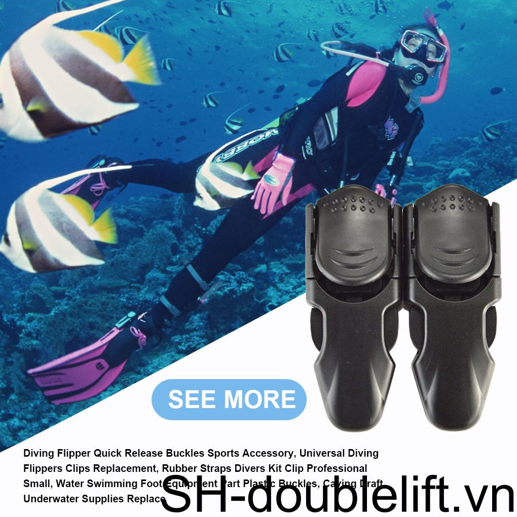 Bộ 2 Khóa Kẹp Bằng Nhựa Chuyên Dụng Cho Môn Thể Thao Dưới Nước