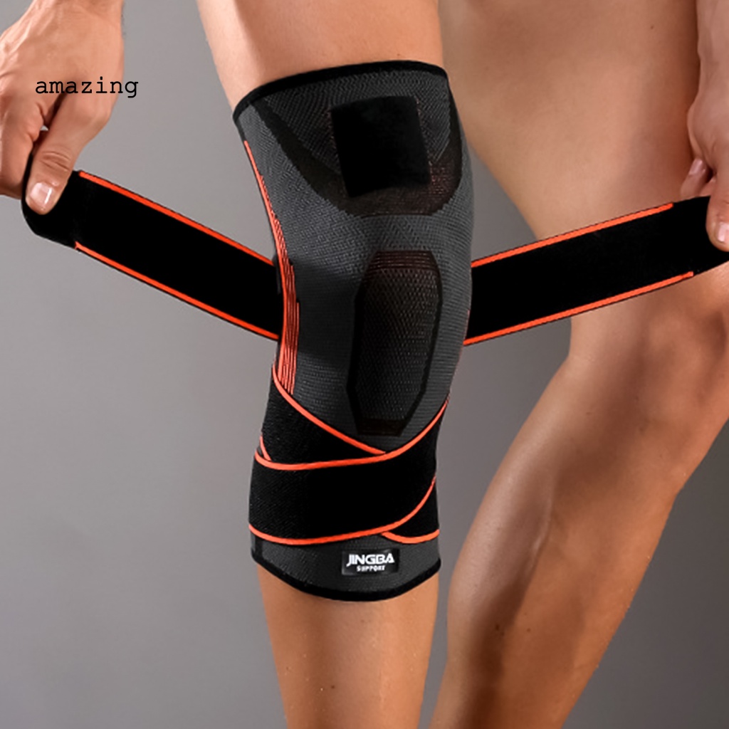 1 Đai Quấn Bảo Vệ Đầu Gối Thoáng Khí Hỗ Trợ Tập Thể Thao