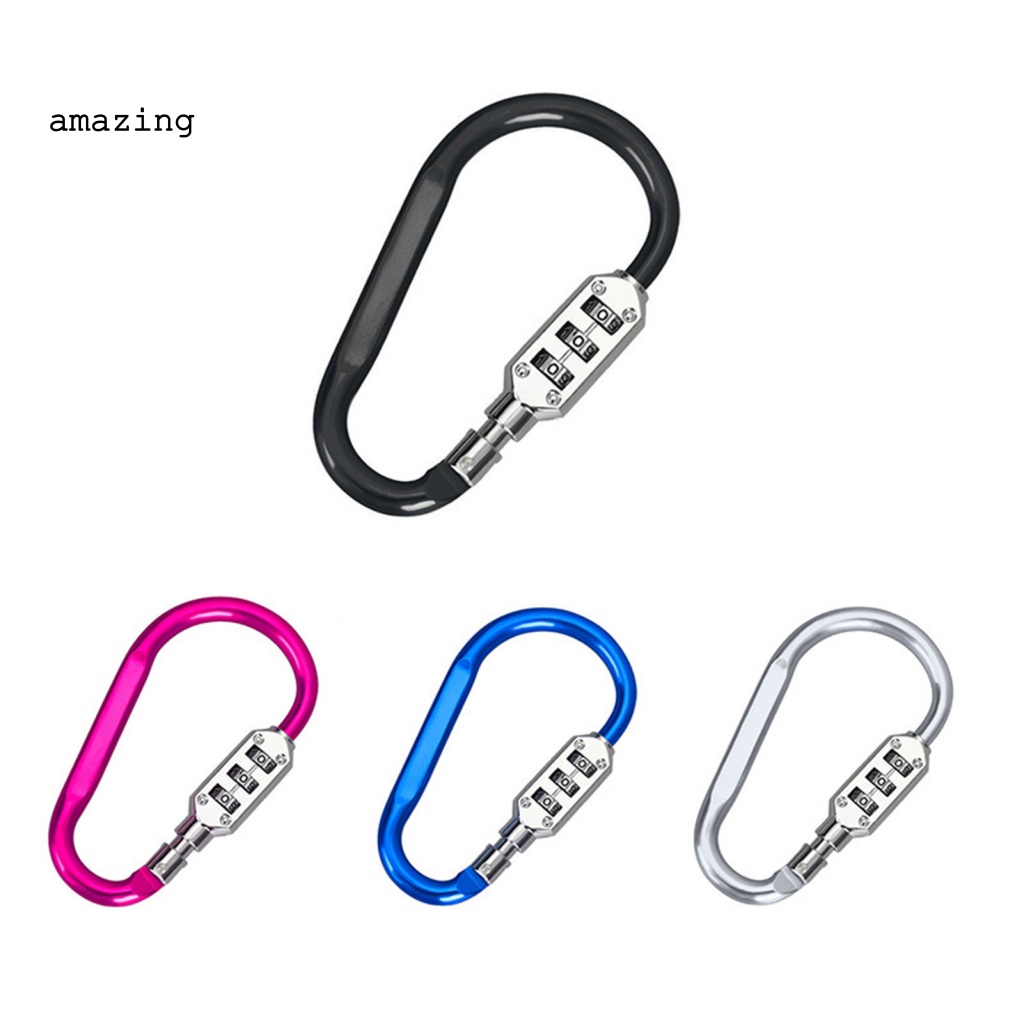 Khóa Chữ D Không Cần Biến Dạng Bền Bỉ Cho Túi Xách / Hành Lý / Leo Núi