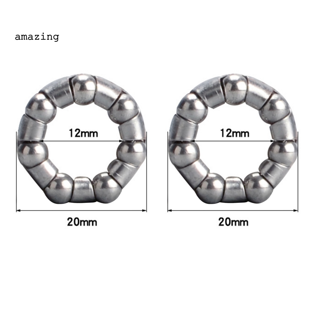 Bộ 2 Phụ Kiện Hạt Màu Bạc Gắn Phía Trước Xe Đạp Chắc Chắn Sturdy