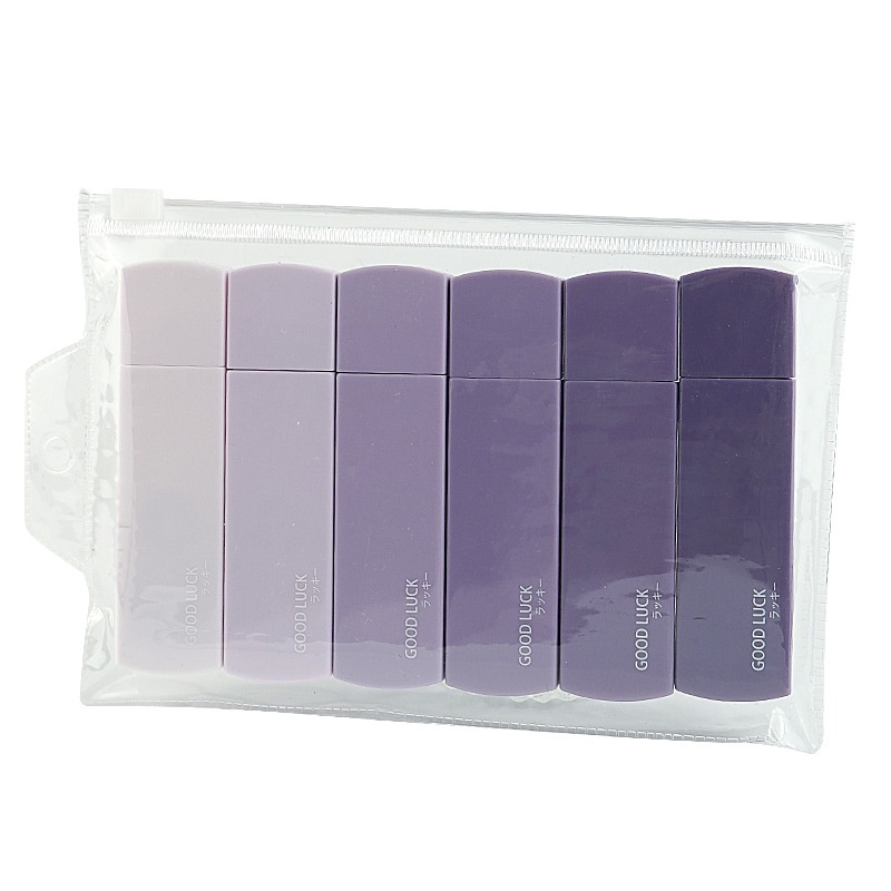 Set 6 Bút Xóa Màu Sắc Gradient 36M Cho Học Sinh