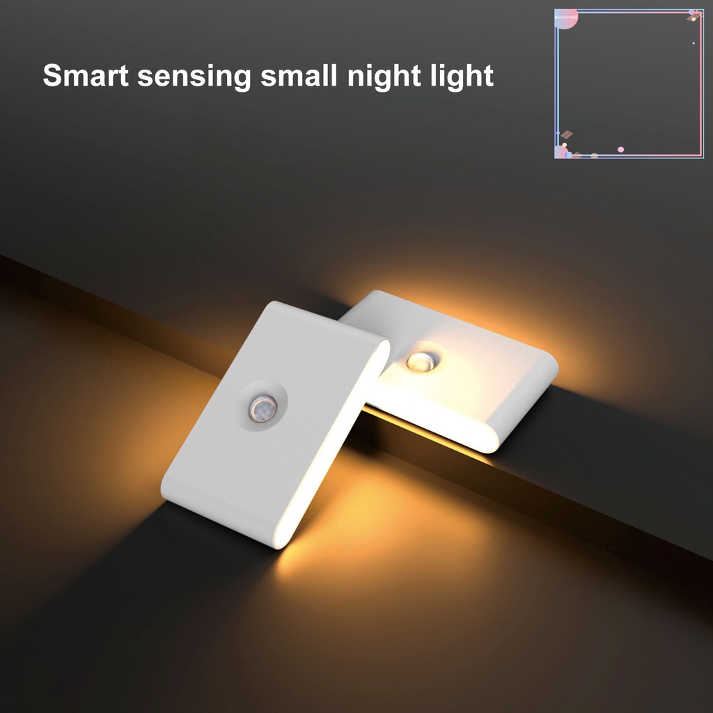 [DDJ] Đèn LED Cảm Ứng Chuyển Động Không Dây Hai Chiều Lắp Đặt Sạc Type-C Tiết Kiệm Năng Lượng Cho Hành Lang Ban Đêm