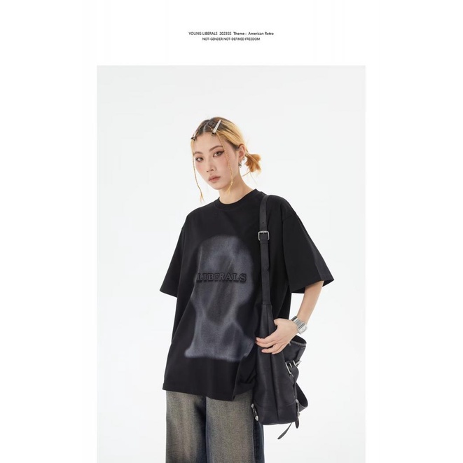 Áo Thun Tay Ngắn Cổ Tròn In Chữ Thời Trang Mùa Hè Cho Nam