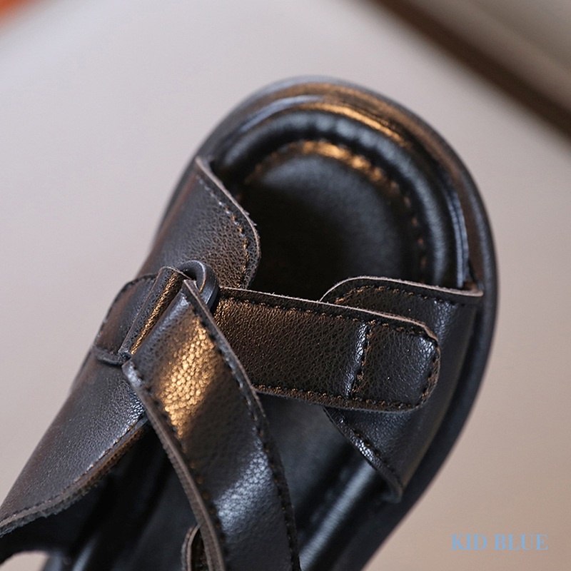 Giày Đi Biển Đế Mềm Chống Trượt Màu Trơn Đơn Giản Thoải Mái Thời Trang Xuân Hè Cho Bé Trai Và Gái