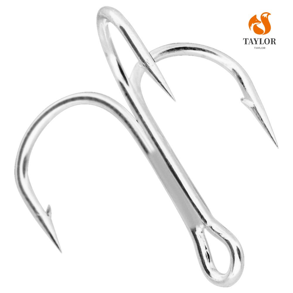 Set 10 Lưỡi Câu Màu Đen Bằng Thép Không Gỉ TAYLOR1