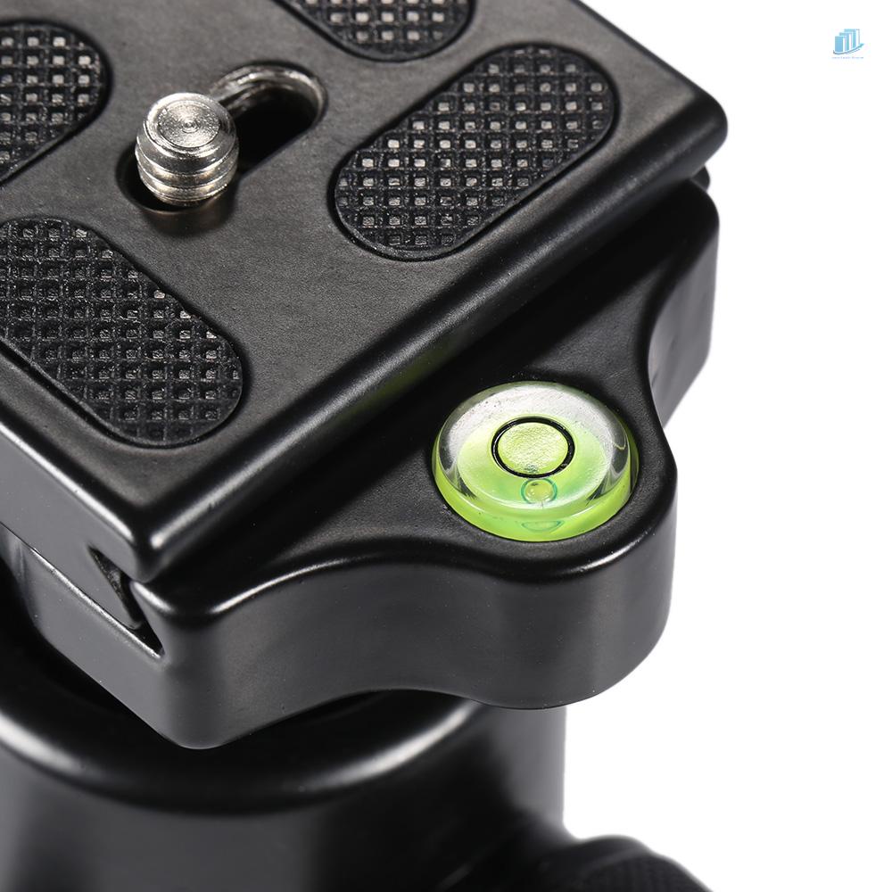 Đĩa Đầu Bi Andoer Bằng Hợp Kim Nhôm Tải Trọng Tối Đa 3KG Với Tấm Tháo Lắp Nhanh Ốc Vít 1 / 4 &quot;Cho Chân Máy Ảnh Tripod